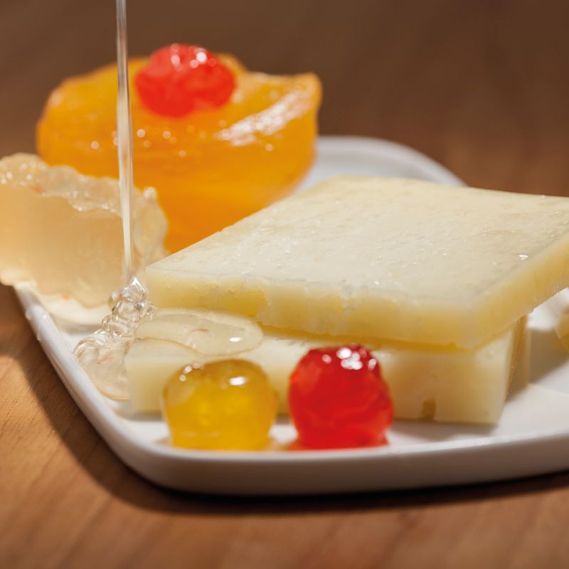 pecorino toscano e mostarda formaggio e confettura