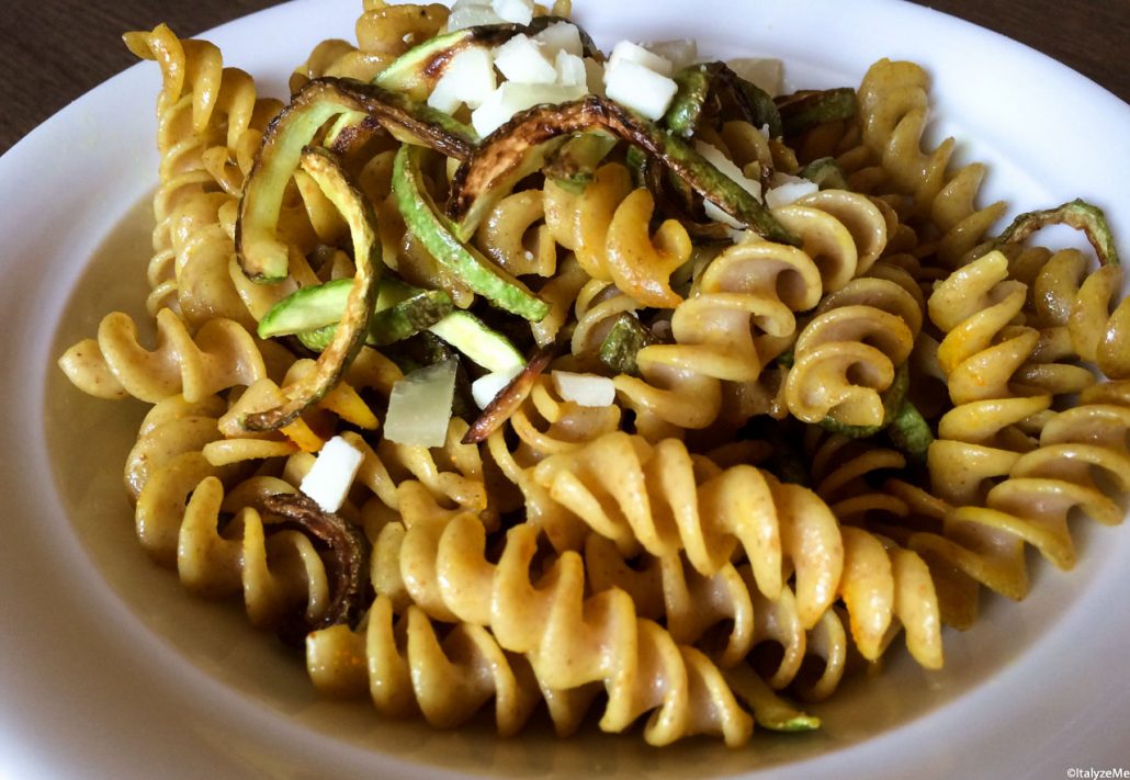 Fusilli-croccanti con pecorino toscano dop zucchine e zafferano primo piatto ricetta dei fusilli croccanti con zucchine zafferano e pecorino toscano dop