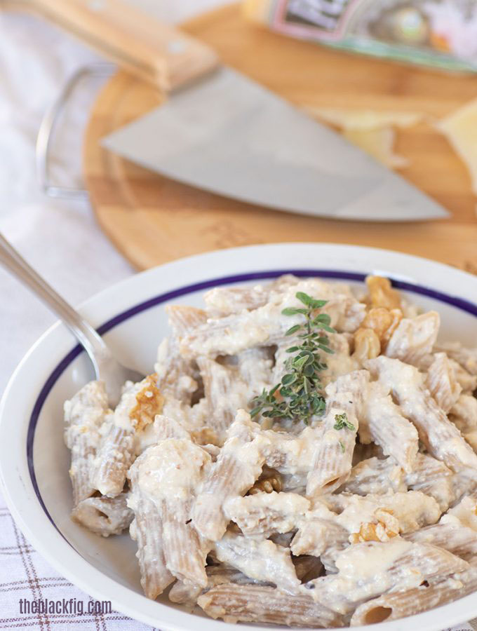 pasta con noci e Pecorino Toscano DOP