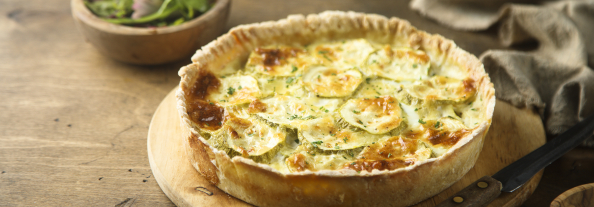 Quiche di zucchine e Pecorino Toscano DOP