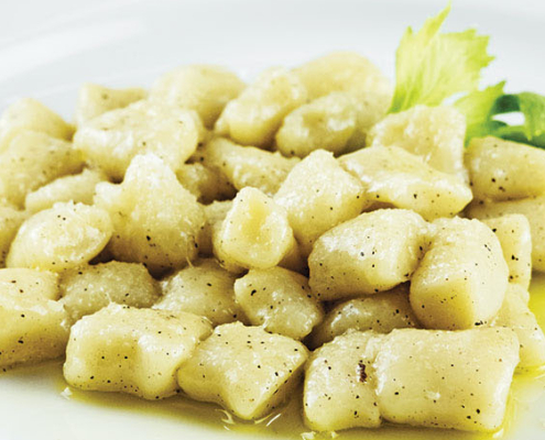 Gnocchi di patate cacio e pepe