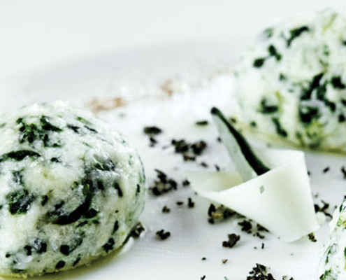 Gnudi di maremma con Pecorino Toscano DOP